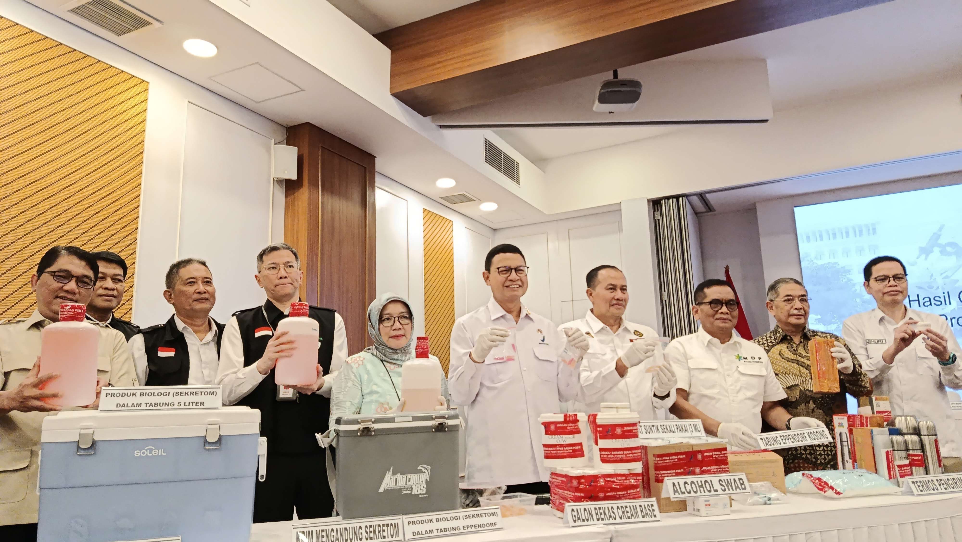 28 Pengobatan Ilegal Terungkap, BPOM Sita Produk Sekretom di Magelang