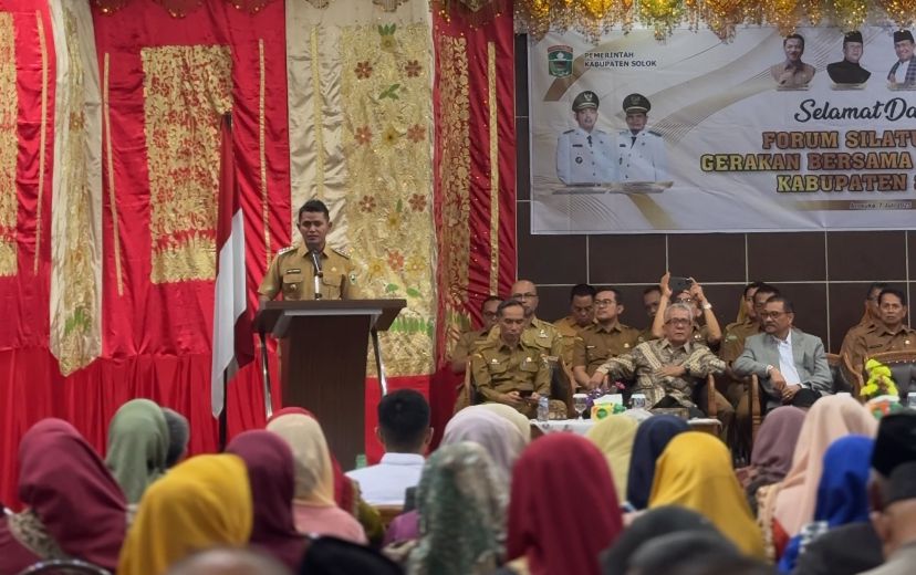 28 Bupati Jon Firman Pandu Buka Acara Forum Silaturahmi Gerakan Bersama Membangun Kabupaten Solok